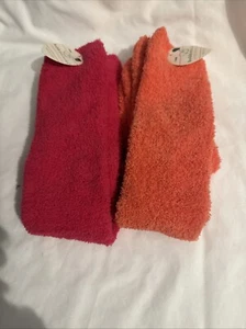 Bobbie Brooks Knee High Socks Women’s Size 4-10 Fuzzy Socks 2 Pair NWT - Picture 1 of 1