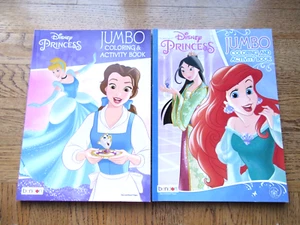 Disney Princess Jumbo Coloring & Activity Books NEW Lot of 2 - Picture 1 of 10