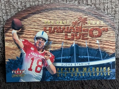 Peyton Manning - 2001 Fleer Genuine Hawaii Live O  #8HO Indianapolis Colts HOF - Image 1 of 2