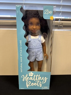 Muñeca Healthy Roots ZOE Curl Power Cabello Rizado Natural NUEVA 18" Muñeca SELLADA Foto 1 de 4