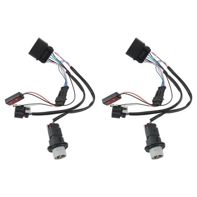 2X Headlight Lamp Wiring Harness Adapter For Dodge Ram 1500 2500 3500 2013-18 - Image 1 of 4
