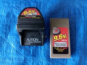 NEW BRIGHT RC 9.6V NiCd Wall Plug CHARGER Model A578201262 w/ BATTERY - Tested - Picture 1 of 4