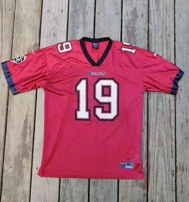 Tampa Bay Buccaneers Keyshawn Johnson #19 Nike Team Jersey Youth XL NFL USA - Image 1 of 4