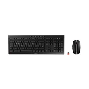 Cherry Stream Desktop Recharge USB Wireless Keyboard and Mouse Set UK Black JD-8 - Picture 1 of 1