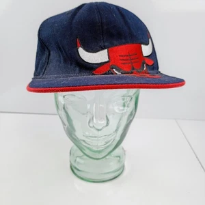 Chicago Bulls Baseballmütze mit großem Logo bestickt Größe L/XL NBA - Bild 1 von 7