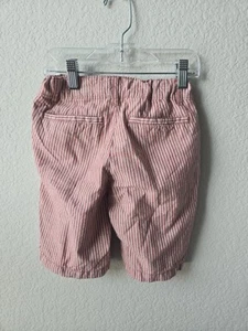 Childrens Place Boys Red And White Striped Shorts Size 6 - Picture 1 of 4
