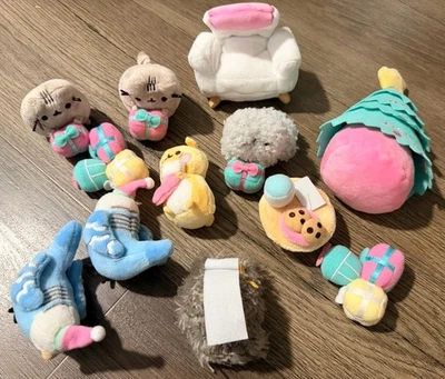 LOT 12 Gund Pusheen Plush Christmas Holiday Advent Replacements - Image 1 of 4