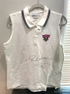 ALICE COOPER MTX CELEBRITY AM SIGNED SLEEVELESS SHIRT 2006 IZOD CLUB LARGE - Picture 1 of 8