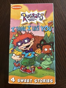 Nickelodeon Rugrats I Think I Like You VHS Tested Working 2000 Orange Cassette - Imagen 1 de 4