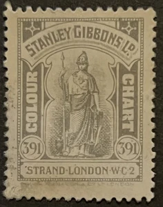 Sello de Cenicienta Stanley Gibbons carta de colores gris perla No. 96 - Imagen 1 de 1