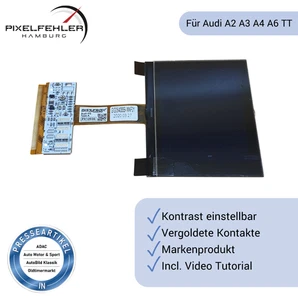 Premium FIS Display Audi A4 für Tacho / Kombiinstrument, LCD Schalttafeleinsatz - Bild 1 von 6