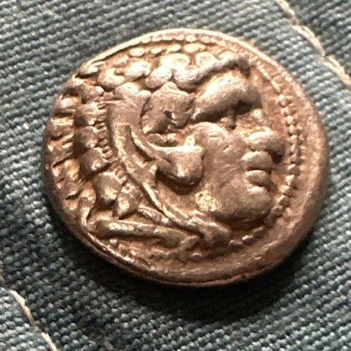 Dracma de plata Macedonia Alejandro Magno 336-323 aC 4,2 gramos Foto 1 de 2