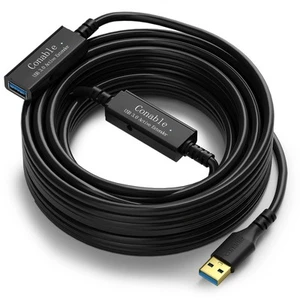 USB 3.0 Active Extension Cable 30 Feet, Long USB Type-A Male to Female Extend... - Picture 1 of 7