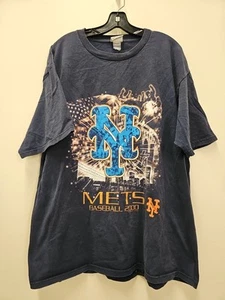 Vintage New York Mets Y2K T Shirt Blue Lee Sport Men’s Vtg 2000s MLB - Picture 1 of 6