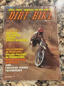 R  January 1974 DIRT BIKE Magazine Yamaha 125 MX & YZ Motorcycle I.S.D.T. Race - Picture 1 of 4