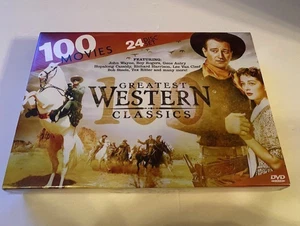 Greatest Western Classics: 100 Movies DVD 24-Disc Set New And Factory Sealed  - Bild 1 von 3