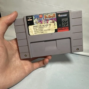 RARE Vintage Super Nintendo SNES Looney Tunes B-Ball Authentic Video Game - Picture 1 of 3