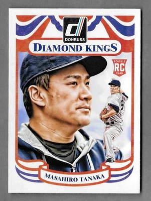 БЕЙСБОЛЬНАЯ КАРТОЧКА ДЕБЮТАНТА МАСАХИРО ТАНАКИ 2014 DONRUSS RC NO206 - Изображение 1 из 2