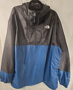 NWT-The North Face Mens- PULLOVER LIGHT JACKET SIZE XXL- BLUE/BLK- WINDWALL - Picture 1 of 6