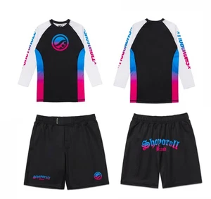 Shoyoroll Batch #149 Retro Gradient Rash Guard LS & Short Bjj No Gi Competitor - Picture 1 of 5