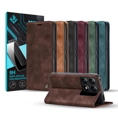 Mobile phone case for Xiaomi 14T / 14T Pro folding magnetic smartphone book cover case top - Image 1 of 3