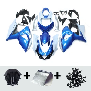Fairings Kit for Suzuki GSXR1000 K9 2009 - 2016 10 12 14 Body Frame Blue White - Picture 1 of 9