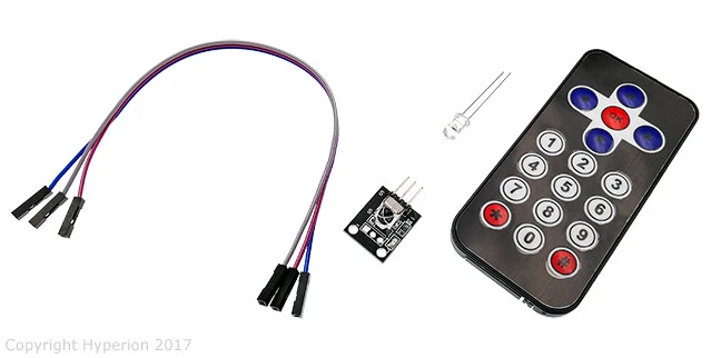 Kit de control remoto IR infrarrojo compatible con Arduino Foto 1 de 1