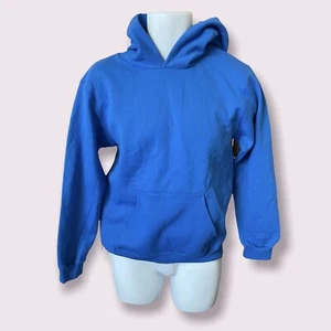 149X01 Champion GF03 Authentic Eco Hoodie YL Blue NWOT - Picture 1 of 1