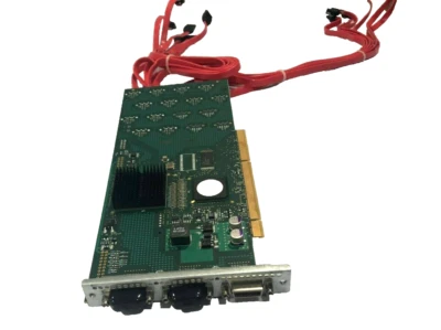 EMC / ISILON 12 Port SATA / SAS Raid Controller Card 405-0004 3 Port W/ CABLES - Image 1 of 4