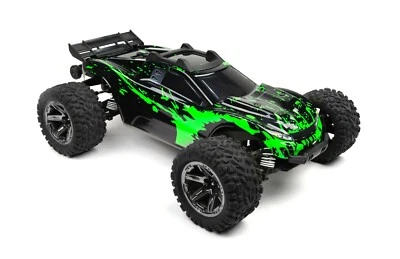 Custom Body Muddy Green for Traxxas 1/10 Rustler 4x4 Truck Shell Cover - Image 1 of 4