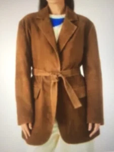 WEEKEND MAXMARA SUEDE JACKET NEW WITH TAGS . - Picture 1 of 17