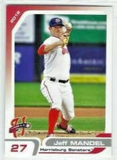 2012 Harrisburg Senators (Double-A Washington Nationals) Jeff Mandel
