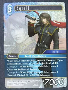 Squall 10-033L Foil - Final Fantasy Cards #NT - Picture 1 of 2