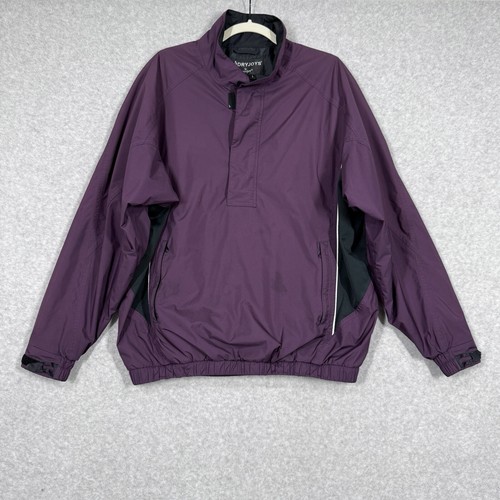 VETEMENTS FootJoy Giacca Uomo Grande DryJoys Giacca a Vento Golf Zip Pullover Foderato Viola