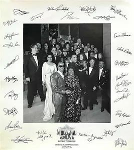 Muhammad Ali 50th Birthday Celebration Presentation Poster and Emmy Award Letter - Picture 1 of 12