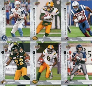 2018 UPPERDECK  CFL BASE SINGLES  #1--200   ***YOU PICK***
