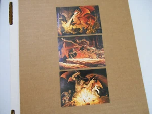 Los hermanos Hildebrandt - Criaturas de Tolkien, juego de 3 cartas imágenes de cómic 1994 - Imagen 1 de 4