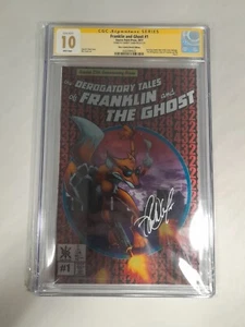 Franklin And Ghost #1 Edición 25 Aniversario Calificado 10 Firmado por Garrett Gunn - Imagen 1 de 14