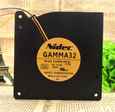 1PCS NEW NIDEC GAMMA32 12032 A34886-58PW DC 24V 0.60A cooling fan #LRR - Image 1 of 3