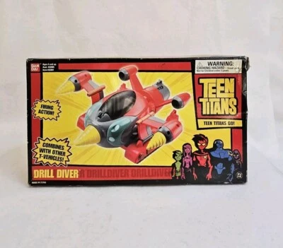 Экшн-фигурка ТИТАНОВ-ПОДРОСТКОВ аксессуар для автомобиля дрель дайвер как новая в заклеенной коробке Cartoon Network DC - Изображение 1 из 4
