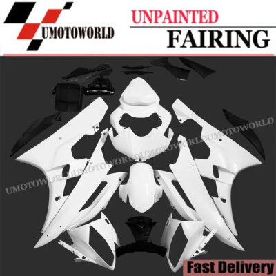 Fairing Kit For Yamaha YZF R6 2006-2007 YZF-R6 Unpainted ABS Injection Bodywork Foto 1 de 4