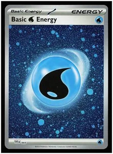 SV01: Scarlet & Violet Base Set #003 Basic Water Energy (Cosmos Holo) - Picture 1 of 2