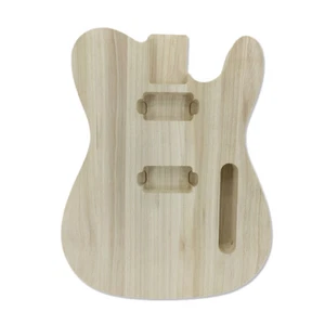 Nuevo Cuerpo de Guitarra Estilo T Paulownia Madera Hágalo usted mismo Guitarra Eléctrica Proyecto HH Pastillas - Imagen 1 de 10
