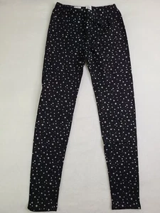 Gap Kids Girl's Black Star Heart Print Leggings Size: L (10-11 Years) - Bild 1 von 5