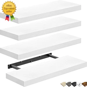 Floating Shelves for Wall Bathroom Shelf Bedroom Kitchen Living Room Farmhouse S - Picture 1 of 12