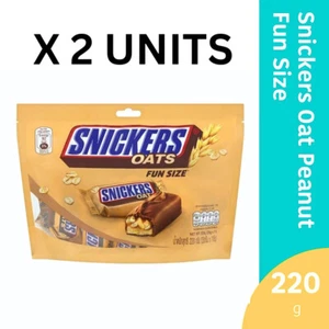 2X NUEVOS SNICKERS Avena Cacahuete Chocolate Bar Divertido Tamaño Paquete 220g - 22 Mini Paquetes - Imagen 1 de 9