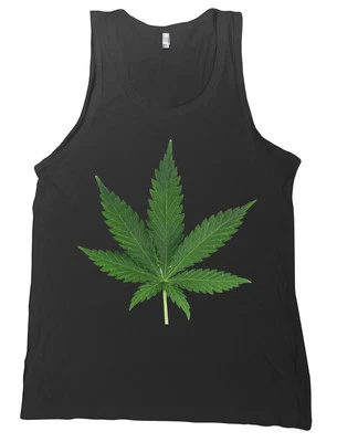 Weed Leaf Bella + Canvas Tank Top Marijuana Pot Cannabis Shirt - MANY COLORS - Image 1 of 2