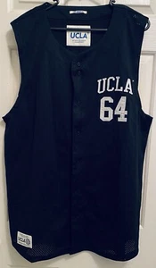 UCLA University of California Los Angeles Button Up Shirt Size Large (L) Black - Picture 1 of 15