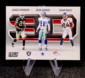 2021 Panini Score 3D Charles Woodson/Deion Schleifer/Champ Bailey #3D5 - Bild 1 von 2