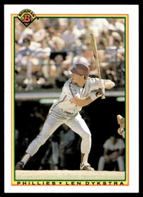 Len Dykstra #152 1990 Bowman  Philadelphia Phillies - Image 1 of 2